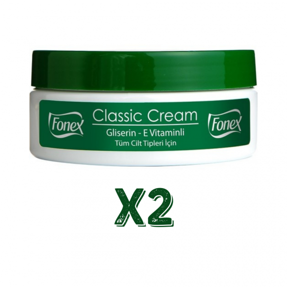 Fonex Klasik Nemlendirici Krem 175 ml 2 Adet ürün görseli 1