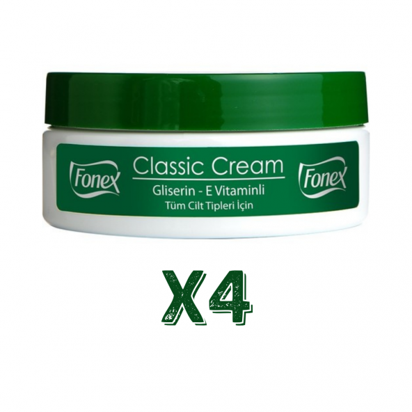 Fonex Klasik Nemlendirici Krem 175 ml 4 Adet ürün görseli 1