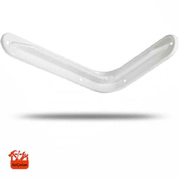 Raf Altı Demiri Dübel Ve Vidaları Ile Raf Ayağı 13 Cm X 19 Cm-2 Adet ürün görseli 1