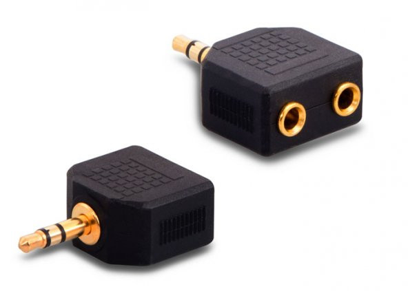 3.5 mm Stereo Kulaklık Çoklayıcı Gold ürün görseli 1