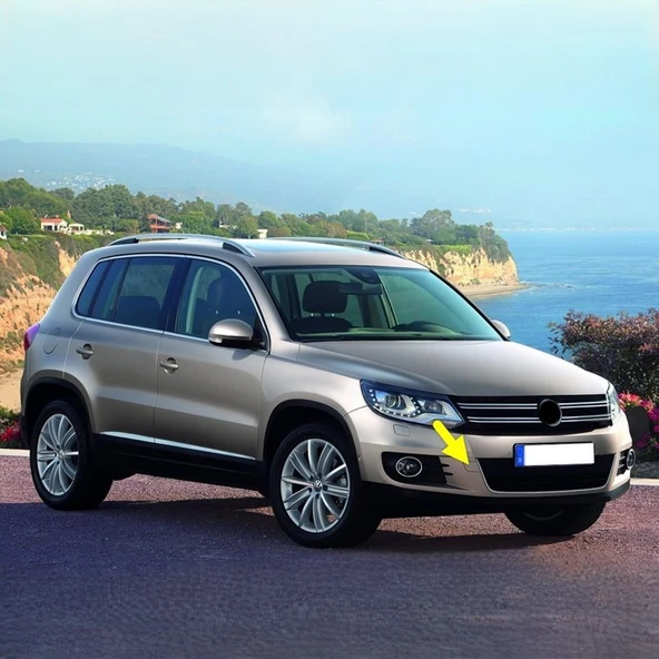 VW Tiguan 2012-2015 Ön Tampon Çeki Çekme Demiri Kapağı 5N0807241B ürün görseli 1