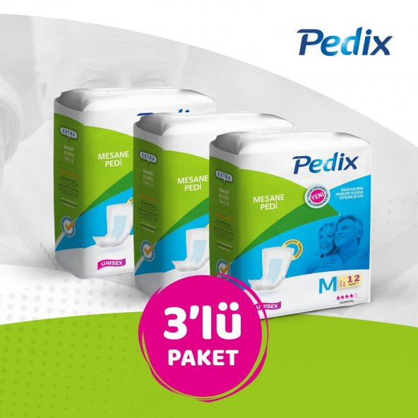 PEDİX MESANE PEDİ UNISEX ORTA BOY MEDIUM (M) 36 ADET ürün görseli 1
