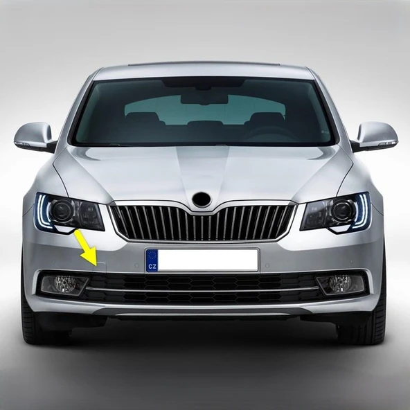 Skoda Superb 2 2014-2015 Ön Tampon Çeki Demiri Kapağı 3T0807241A ürün görseli 1