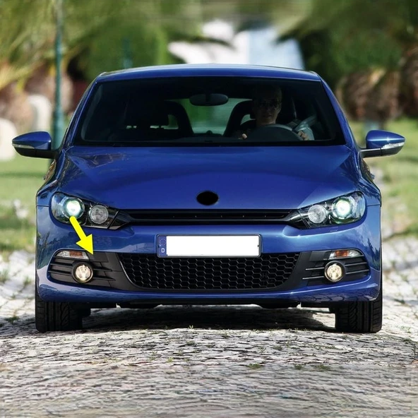 VW Scirocco 2009-2014 Ön Tampon Çeki Çekme Demiri Kapağı 1K8807241A ürün görseli 1