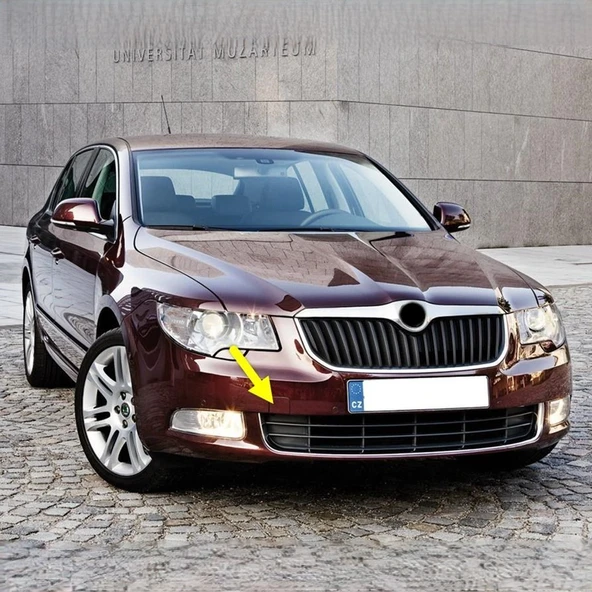 Skoda Superb 2 2009-2013 Ön Tampon Çeki Demiri Kapağı 3T0807241 ürün görseli 1
