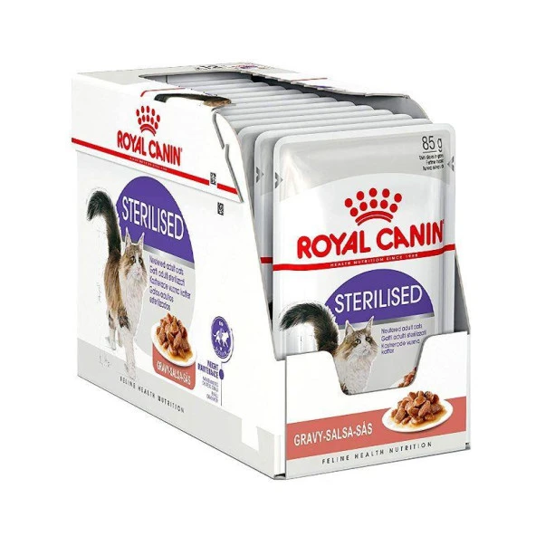Royal Canin Sterilised Gravy Kısırlaştırılmış Kedi Konservesi Pouch 12 ADET ürün görseli 1