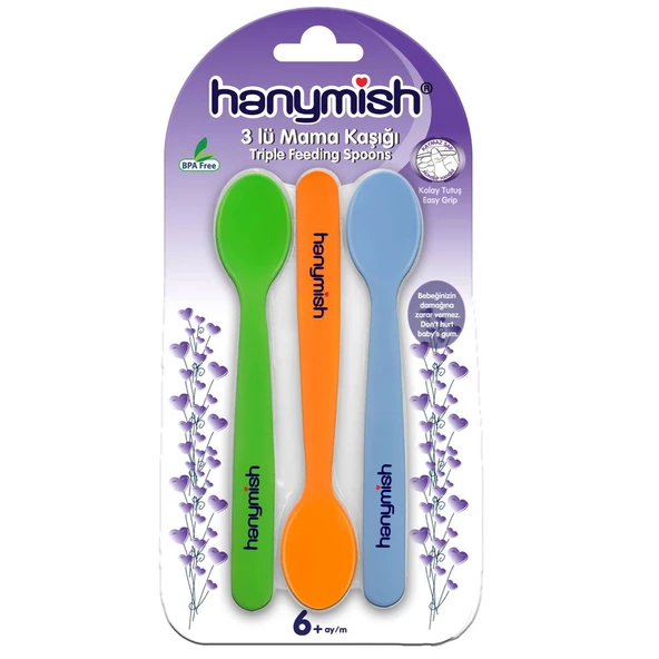Hanymish 510 Mama Kaşığı 3 lü - Resim 2