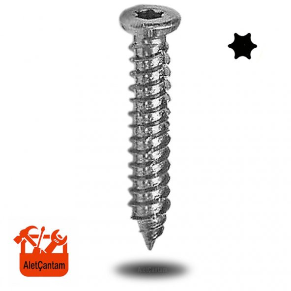 Buldex Tork Beton Vidası 7.5 x 120 MM 50 Adet ürün görseli 1