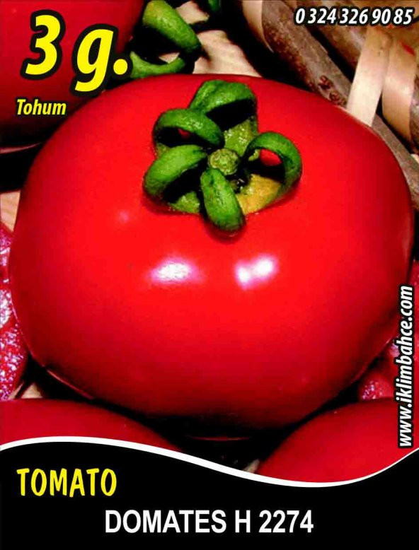 Domates Tohumu H.2274 - 3 G (~ Takribi 450 Tohum) ürün görseli 1