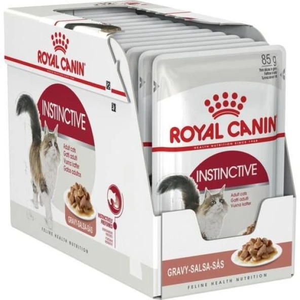Royal Canin Instinctive Gravy Yetişkin Kedi Maması 85g 12 ADET ürün görseli 1