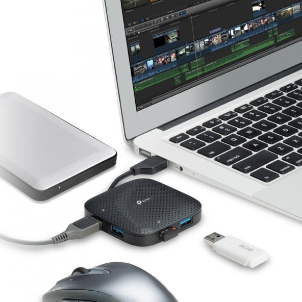 TP-Link UH400 USB 3.0 4 Port Hub Usb  Çoklayıcı - Resim 4