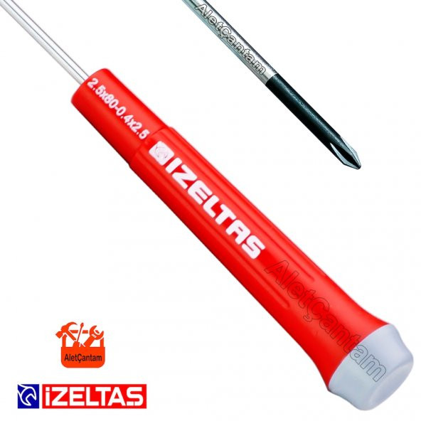 İzeltaş Elektronikçi Klemens Tornavida Yıldız Uçlu 3x60 ürün görseli 1
