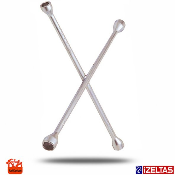İZELTAŞ BİJON ANAHTARI İSTAVROZ TİPİ 4LÜ (17MM 19MM 21MM 22MM) ürün görseli 1