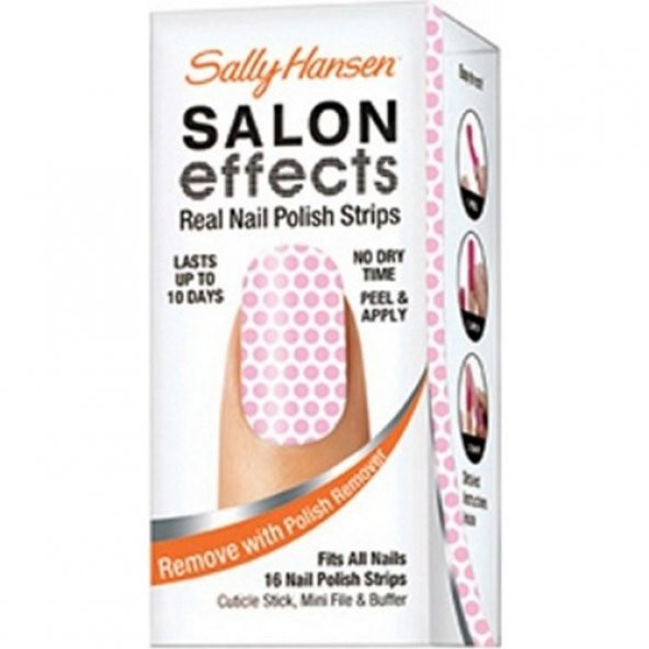 Sally Hansen Salon Effects Gerçek Ojeden Yapılan Desenli Oje Band Pink A Dot ürün görseli 1