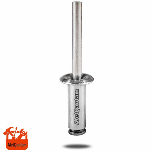 Perçin Alümiyum Pop Perçin 3X15 MM  -100 Adet ürün görseli 1