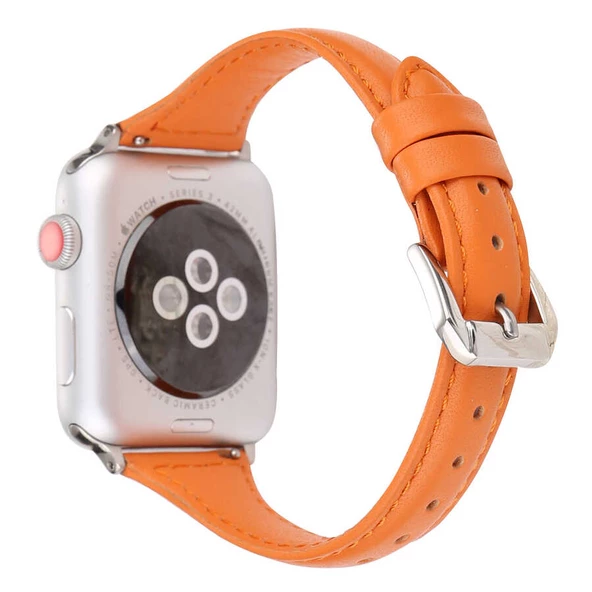 Apple Watch 42mm KRD-28 Deri Kordon - Resim 9