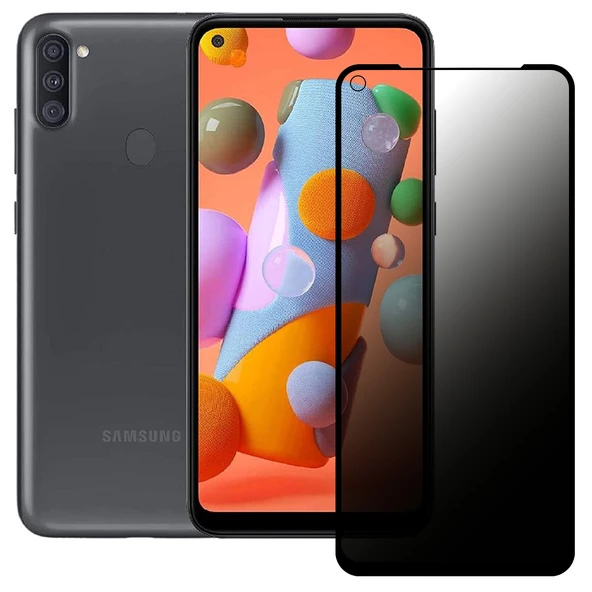 Samsung Galaxy A11 Hayalet Privacy Gizli Seramik Mat Ekran Koruyucu ürün görseli 1