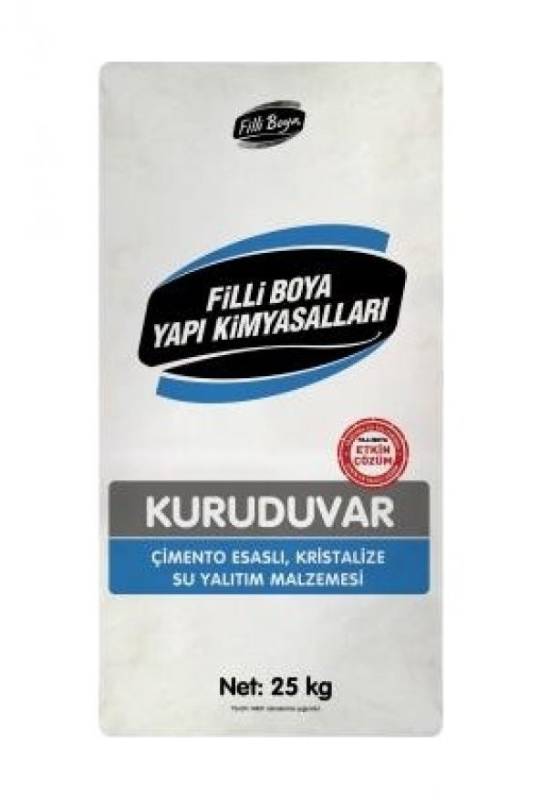 Filli Boya Kuruduvar Kristalize Su Yalıtım Malzemesi 25 Kg. ürün görseli 1