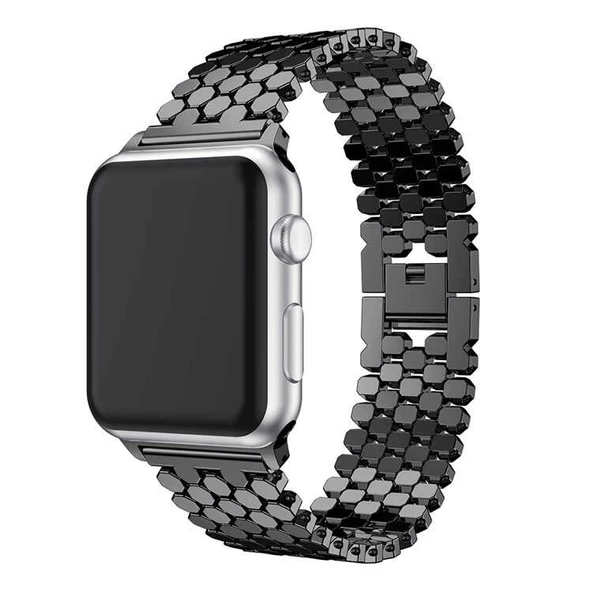 Apple Watch 44mm KRD-30 Metal Kordon - Resim 6