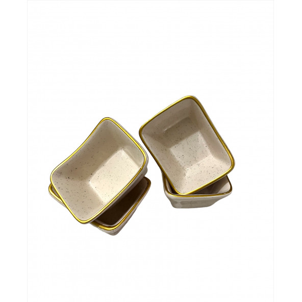 Cosiness 4 lü Kayık Sosluk Set 7,5 cm ürün görseli 1