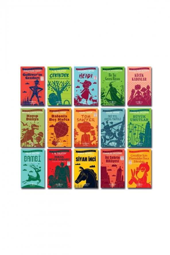 Ilköğretim Dünya Çocuk Klasikleri Yüz Temel Eser 15 Kitap Set 4 ürün görseli 1
