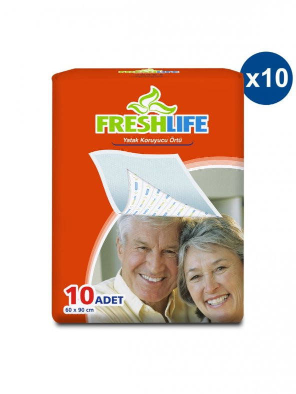 Freshlife Yatak Koruyucu Örtü 60x90 cm 10x10 (100 Adet) ürün görseli 1
