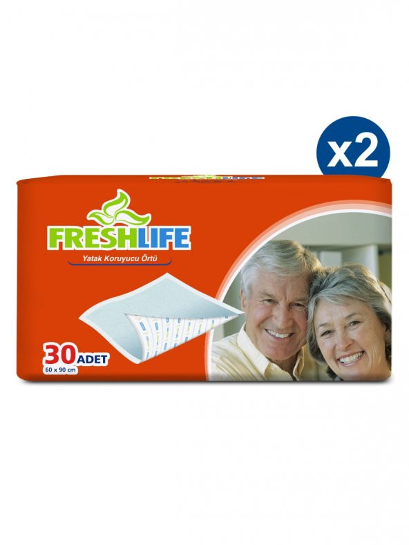 Freshlife Yatak Koruyucu Örtü 60x90 cm 30x2 (60 Adet) ürün görseli 1