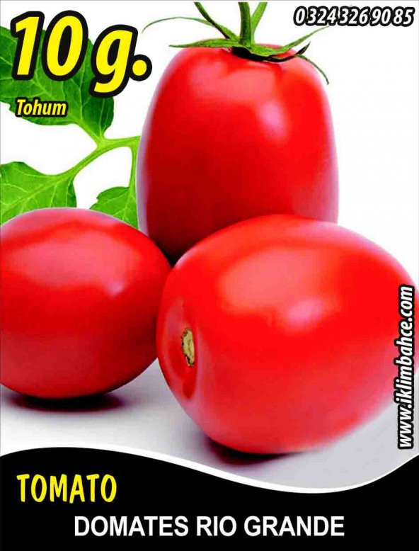Domates Tohumu Rio Grande - 10 G (~ Takribi 1500 Tohum) ürün görseli 1