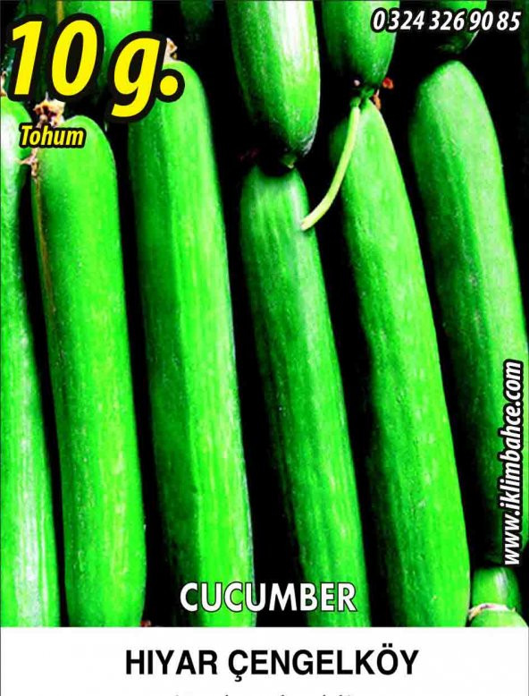 Hıyar Tohumu Salatalık Çengelköy - 10 G (~ Takribi 200 Tohum) ürün görseli 1