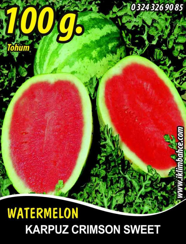 Karpuz Tohumu Crimson Sweet 100 G ürün görseli 1