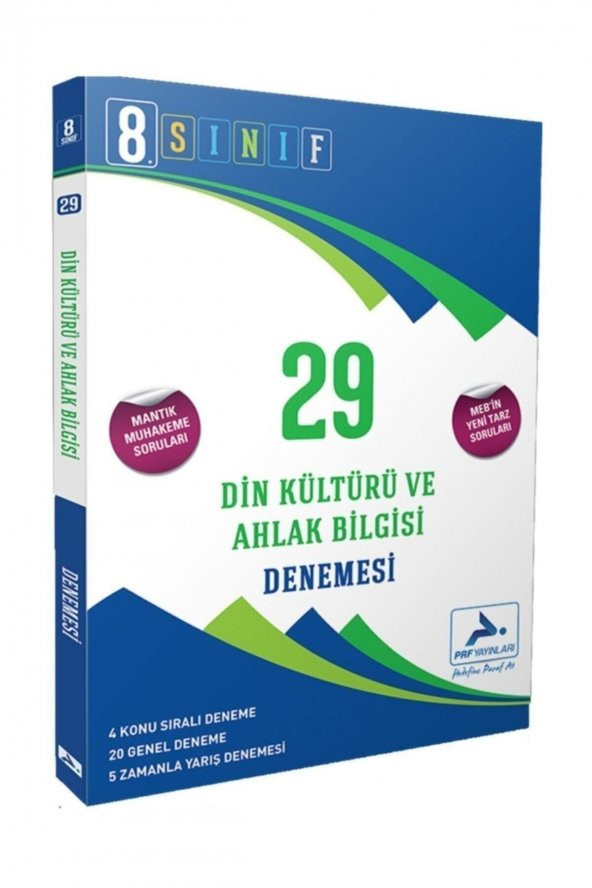 Paraf 8. Sınıf Din Kültürü Ve Ahlak Bilgisi 29 Deneme ürün görseli 1