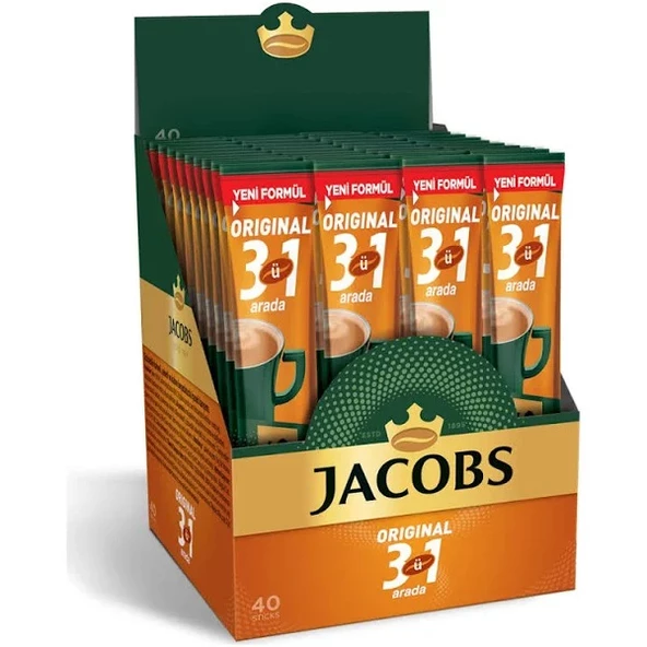 Jacobs 3ü1 Arada Kahve 40 adet ürün görseli 1