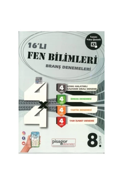 16'li Fen Bilimleri Branş Denemeleri - Resim 3