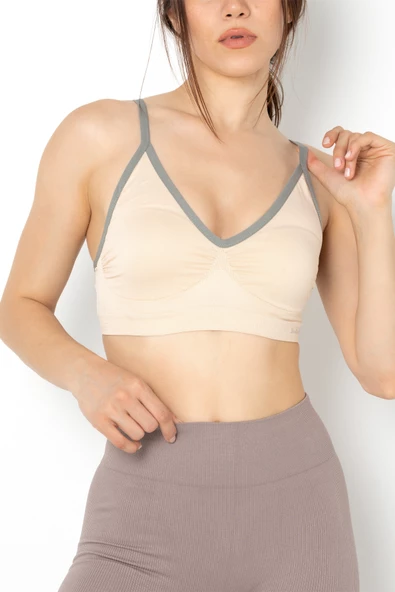 Gigotto Seamless Dantel Detaylı Basic Büstiyer - Resim 3