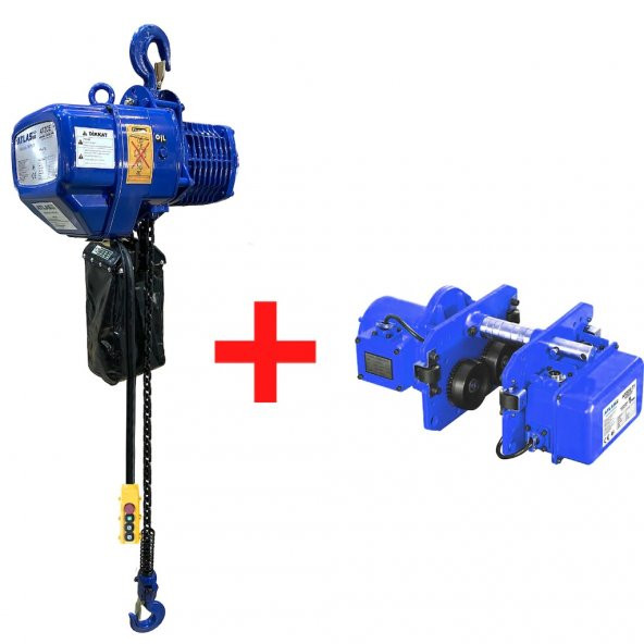 Atlas Atzce 3-4 3 Ton Elektrikli 4 Hareketli Zincirli Vinçcera ürün görseli 1