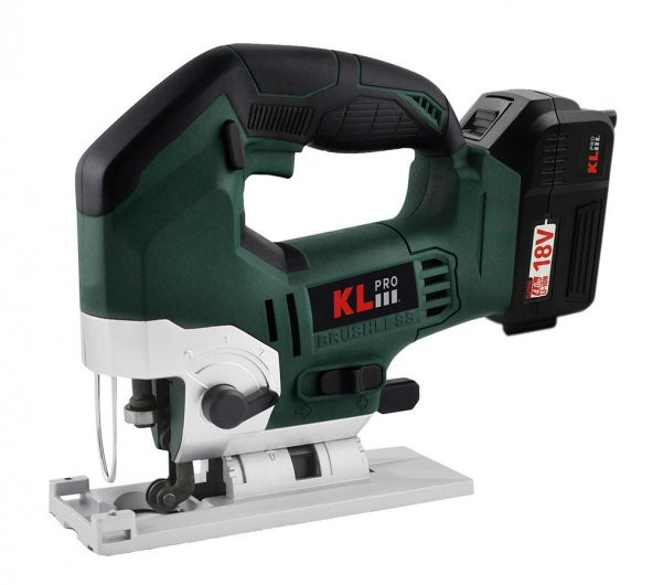Klpro KLDT18B-50 18V5.0 Ah Li-ion Çift Akülü Kömürsüz Profesyonel Dekupaj Testere ürün görseli 1
