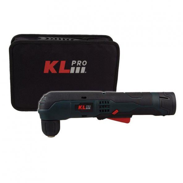 Klpro KLDAM1020 10.8V 2.0 Ah Li-ion Çift Akülü Darbesiz Dik Açılı Matkap Vidalama ürün görseli 1