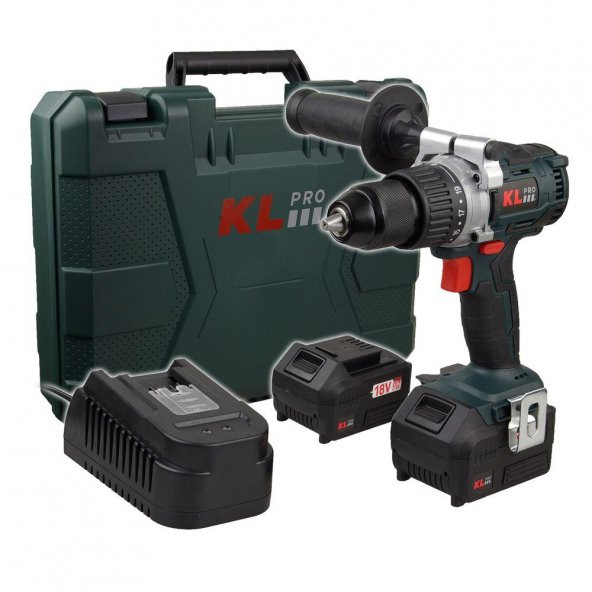 Klpro KLNM1840B 18V 4.0Ah Li-ion Çift Akülü Kömürsüz Darbesiz Vidalama ürün görseli 1