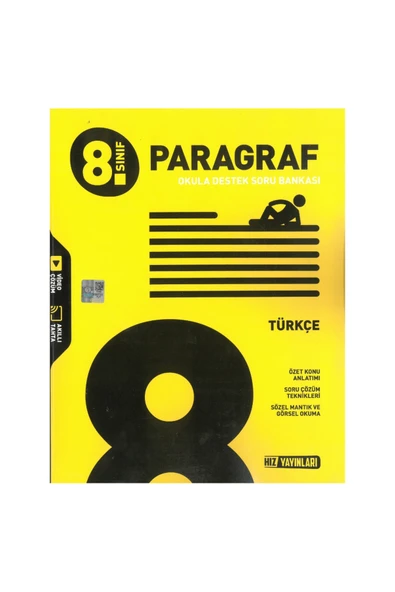 8.sınıf Lgs Türkçe Paragraf Okula Destek Soru Bankası ürün görseli 1