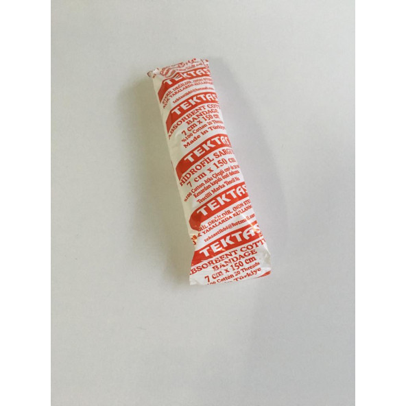 TEKTAŞ HİDROFİL SARGI BEZİ (7CM X 150 CM) 10 LU ürün görseli 1
