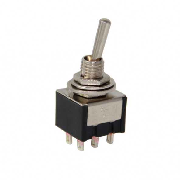 TOGGLE SWITCH (ON)-OFF-(ON) 6P (MTS-223) YAYLI ürün görseli 1