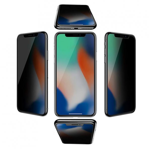 iPhone 7 Plus / 8 Plus Hayalet Privacy FlexiGlass MAT Nano Ekran Koruyucu - Resim 7