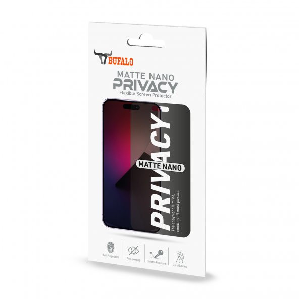 iPhone 7 Plus / 8 Plus Hayalet Privacy FlexiGlass MAT Nano Ekran Koruyucu - Resim 9