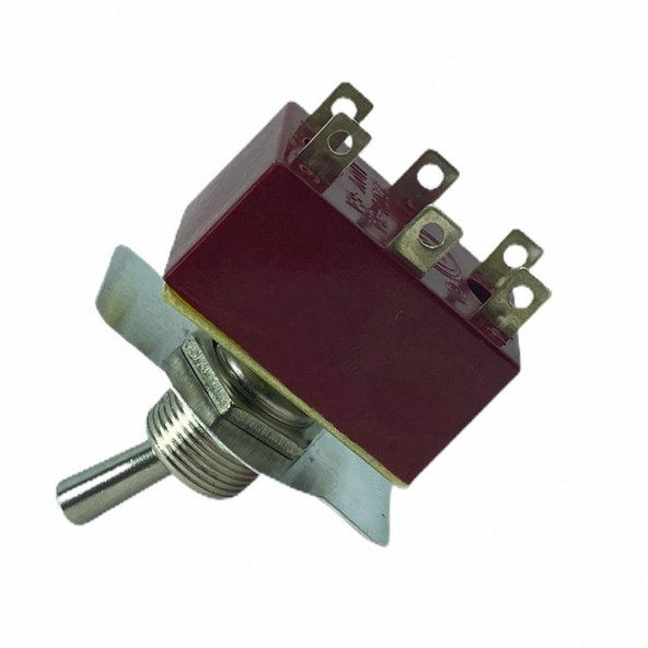 Toggle Switch 6P ON-OFF 12mm - Resim 2