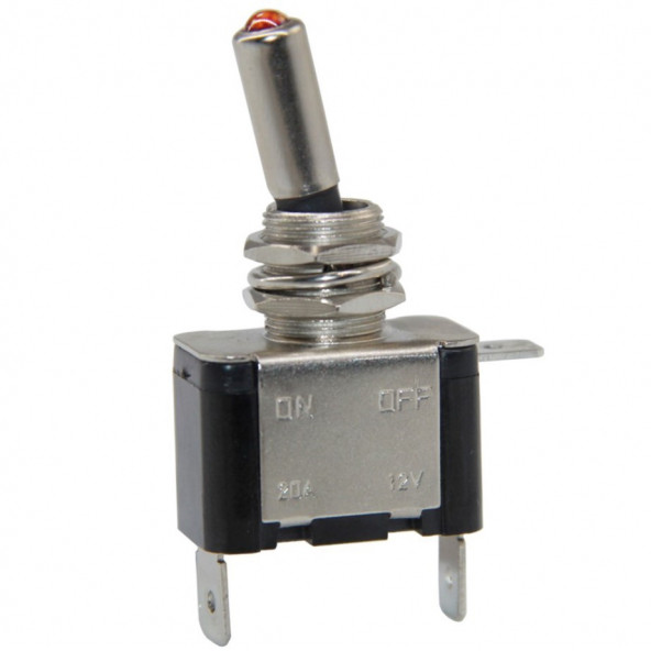 LEDLİ TOGGLE SWITCH 12V 2P ürün görseli 1