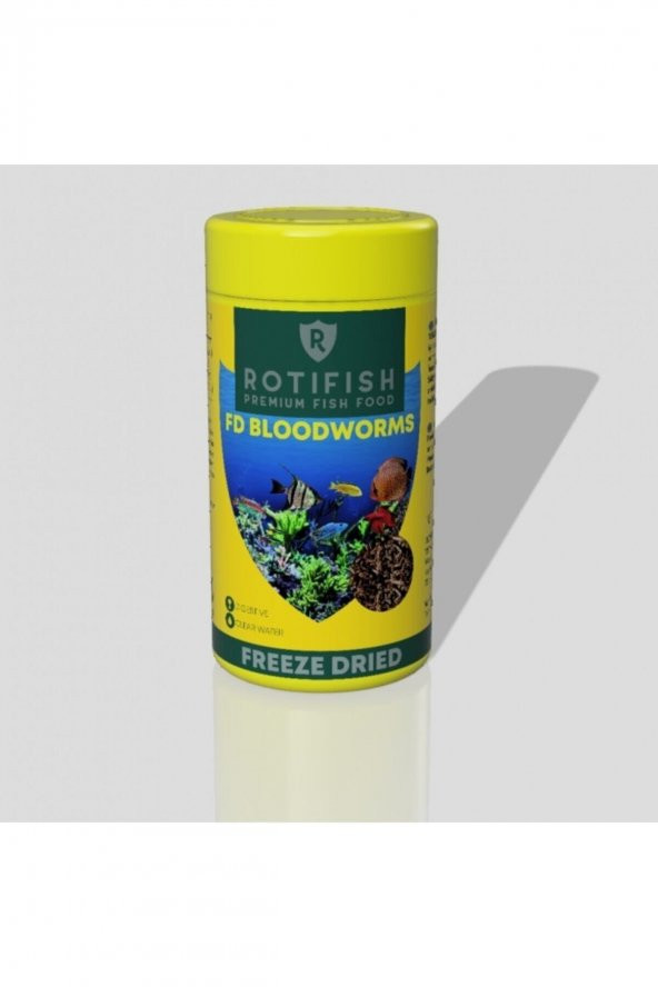 Kan Kurdu Fd Bloodworms Kurutulmuş Balık Yemi 100ml 7gr ürün görseli 1