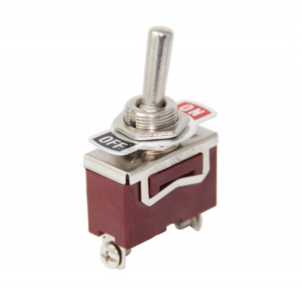 Toggle Switch 2P ON-OFF 12mm ürün görseli 1