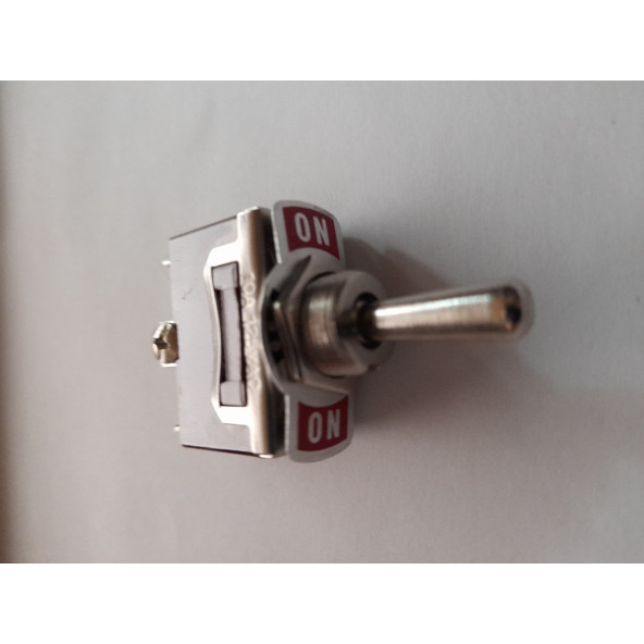 Toggle Switch 3P ON-OFF-ON 12mm - Resim 2