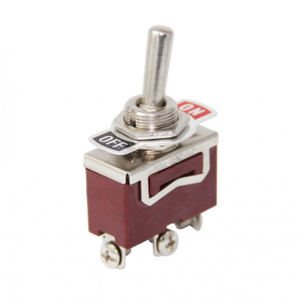 Toggle Switch 3P MOM-OFF-MOM 12mm ürün görseli 1