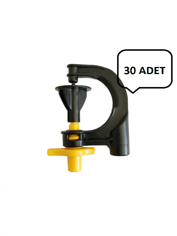 Turbo Flood Mini Sprink Başlığı Sarı 200lt/h (30 Adet) ürün görseli 1